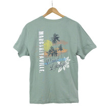 NWT Jimmy Buffett&#39;s Margaritaville Island LifeStyle Blue Cotton T-Shirt ... - £23.76 GBP