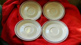 Corelle Abundance Or Country Morn Saucers X 4 Gently Used Free Usa Shipping - £14.76 GBP