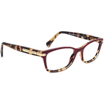 Coach Eyeglasses HC 6065 5437 Burgundy Tortoise Rectangular Frame 51[]17 135 - £48.24 GBP
