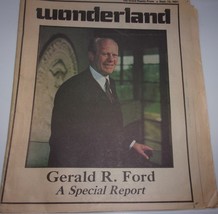 Vtg Grand Rapids Press MI Wonderland Insert President Gerald R. Ford Sep... - $5.99