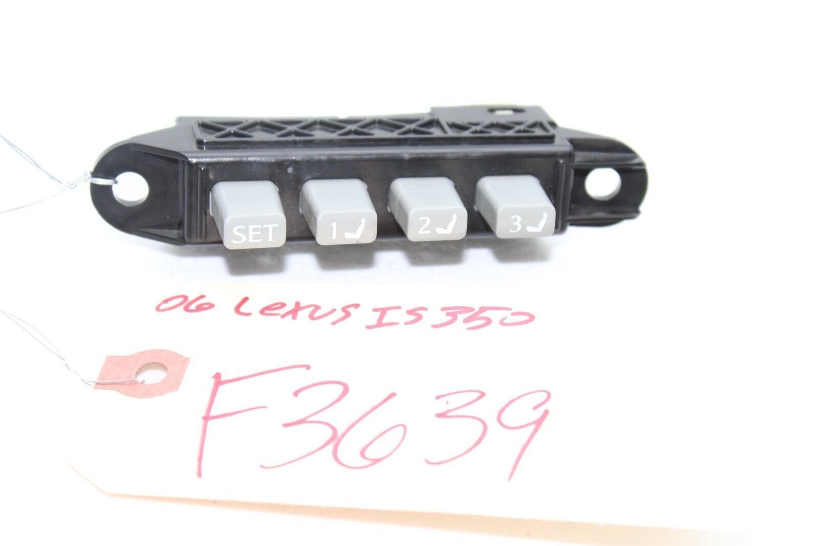 06-13 LEXUS IS350 Front Right Passenger Seat Switch Memory Switch F3639 - $34.40