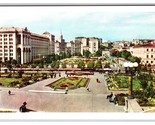 Kalmin Square Capitol of Ukranian Republic Kiev UNP Continental Postcard... - $5.89