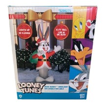 Bugs Bunny Looney Tunes Gemmy Airblown Inflatable 6&#39; Holiday Christmas *New - £79.91 GBP