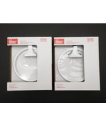 NEW Lot of 2 Project Source Seton Metal White Towel Rings New-In-Box - $336.27 MXN