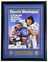 Lawrence Taylor Signed Framed 16x20 New York Giants SI Cover Photo JSA - £151.75 GBP