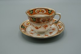 ROYAL ALBERT Crown China Tea Cup and Saucer 4147 Pattern England 1920s  - £26.47 GBP