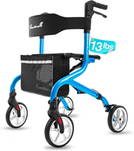 Super Lightweight Rollator Walker for Seniors, Foldable Rolling Walker w... - $4,944.78 MXN