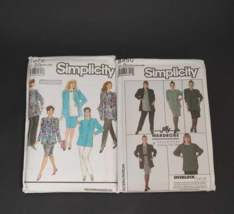 VTG 2 Simplicity Sewing Pattern 8450 &amp; 7072 Size G &amp; GG 22W - 32W UNCUT ... - £7.08 GBP