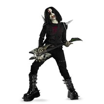 Disguise Boys Metal Mayhem Rotten Rocker Zombie Costume Child Size 10-12 - $20.52