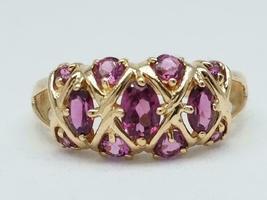 14K Yellow Gold Finish 1.73CT Marquise Cut Ruby Engagement Wedding Pretty Ring - £80.74 GBP