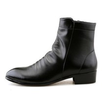 JUNJARM Fashion Men Ankle Boots Soft Leather Men Boots Men Waterproof Warm Shoes - £58.52 GBP