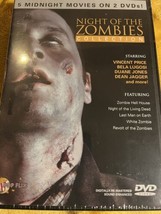 Night Of The Zombies Collection DVD 2010 Vincent Price New Sealed - £7.79 GBP