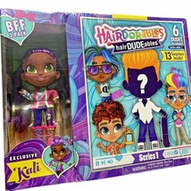BFF 2 Pack Doll Hairdorables Kali Hairdudeables Mystery Dude Series 1 NEW - £13.62 GBP