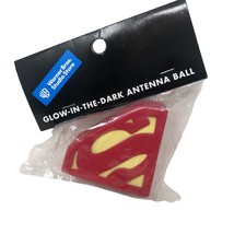 VTG NIP Warner Bros Studio Store Superman Glow in Dark Antenna Ball 1999 - $49.49