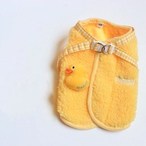 Kawaii Duck Jacket Dog Clothes  Yellow Fleece Vest Small Dogs Clothing Cat Winte - £51.95 GBP