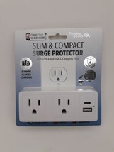 Surge Protector Wall Tap w/ USB-A and USB-C Charger - $14.84