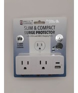 Surge Protector Wall Tap w/ USB-A and USB-C Charger - $14.84