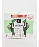 L. 100% Organic Cotton Core Tampons Regular Fragrance Free Unscented 42 Ct - $19.07 CAD
