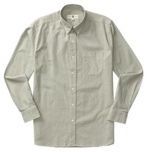 Duck Head lowery plaid cotton oxford sport shirt in DARK MOSS - size M - $64.35