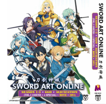 Anime Sword Art Online Sea 1-3 +Ggo +Alicization Dvd English Dubbed +Free Gift - £39.95 GBP