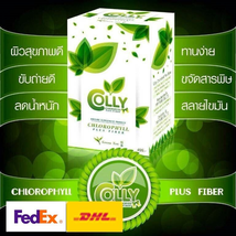 1 Colly Chlorophyll plus Fiber, Green Tea Detoxification Belly Reduction... - $46.16