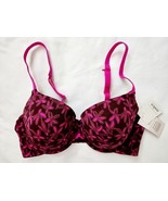 Auden Pink/Redish Women&#39;s Everyday Lightly Lined Demi T-Shirt Bra Size: ... - $92.59 MXN