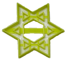 Star Of David Hebrew Shield Jewish Symbol Judaism Cookie Cutter USA PR3286 - £3.18 GBP