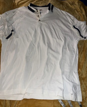 mens cutter and buck White Short Sleeve Polo Size 4XT - £7.41 GBP