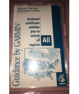 Garmin City Select North America Certificate 010-10332-00 CdD-Brand New-... - $203.17 CAD