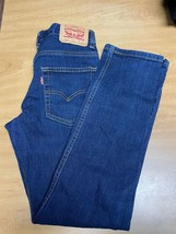 Youth Levi&#39;s 502 Regular Taper Jeans, 26x26 (Size12) Adjustable Waist - $375.23 MXN