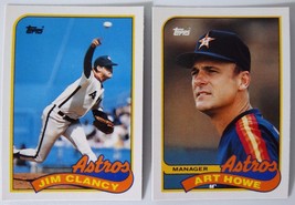 1989 Topps Traded Houston Astros Team Set of 2 Baseball Cards - £0.77 GBP