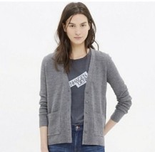 Madewell Spring Weight Cardigan Sweater Size Small Gray - $19.24