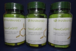 Three Pack: Nu Skin Nuskin Pharmanex NanoCoQ10 30 capsules SEALED x3 - $144.00