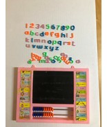 Spelling board and abacus with letters Vintage 1960&#39;s - $6.25