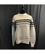 K.P. Knitwear Sweater Mens XL Grey and Black Vintage - $286.57 MXN