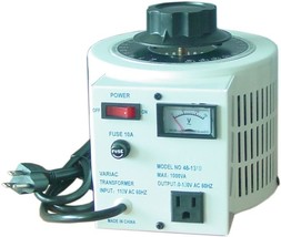 48-1310 Variable AC Transformer 1000VA VARIAC 10 amp 1000 volt amp  NEW - $197.00