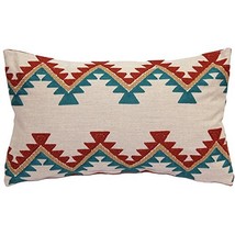 PILLOW DÉCOR Tulum Ranch Embroidered Throw Pillow 20x20 - £37.53 GBP+