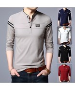 Camisa De Manga Larga Moda Casual Primavera Otoño Camiseta Estampado Par... - $31.15 CAD
