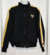 Vintage Starter NHL Pittsburgh Penguins Embroidered Windbreaker Jacket XL - £34.94 GBP