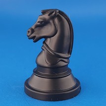 Classic Games Chess Knight Black Hollow Plastic Replacement Game Piece 44833 - £2.34 GBP