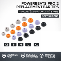 (5-Pairs) Silicone Ear Tips For Beats Powerbeats Pro 2 Or Powerbeats Fit - $12.99