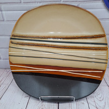 Home Trends 11&quot; Stoneware Dinner Plate - Bazaar Brown In Earth Tones - £6.79 GBP