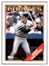 1988 Topps Andy Van
  Slyke   Pittsburgh Pirates Baseball
  Card GMMGD_1a - £1.42 GBP