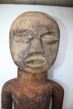 Antique Lobi Burkina Faso Figurine Hand Carved Hard Wood Makonde Statue 24&quot; RARE - £631.53 GBP