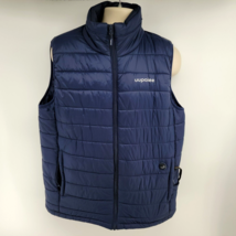 Uupalee Heated Full Zip Vest Men&#39;s Size L Blue - $34.60