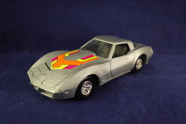 Strombecker Chevrolet Corvette C3 Silver 1/30 Scale Diecast Toy Car - $10.00