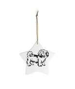 Shih Tzu Ceramic Ornaments - $228.08 MXN