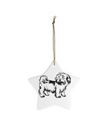 Shih Tzu Ceramic Ornaments - £9.44 GBP