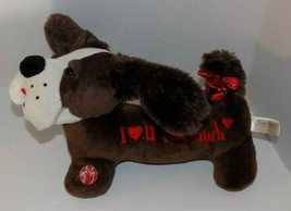 DanDee Animated Musical Dog I Heart U this Much Sings Hey Baby Used - £27.40 GBP