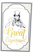 Great Expectations Charles Dickens Faux Leather Softcover Book Paper Mill Press - £13.25 GBP